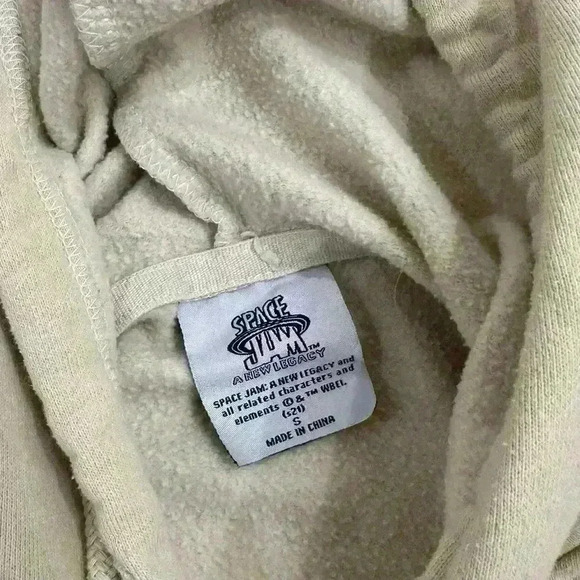 Space Jam Tune Squad Stay Tuned Unisex Hoodie Sweatshirt Size Small - Picture 4 of 5